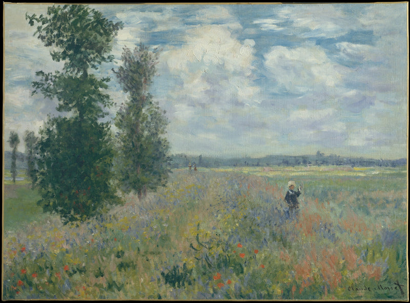Campos de amapolas cerca de Argenteuil W380 - Claude Monet