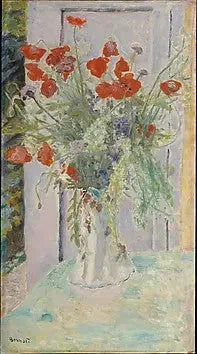 Amapolas en un jarrón - Pierre Bonnard