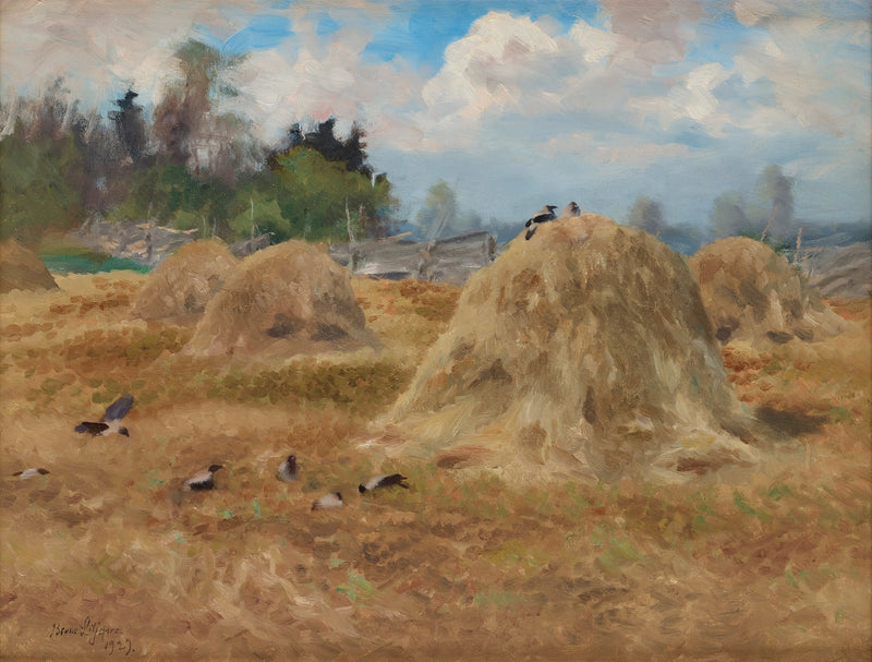 Cuervos y pajares - Bruno Liljefors