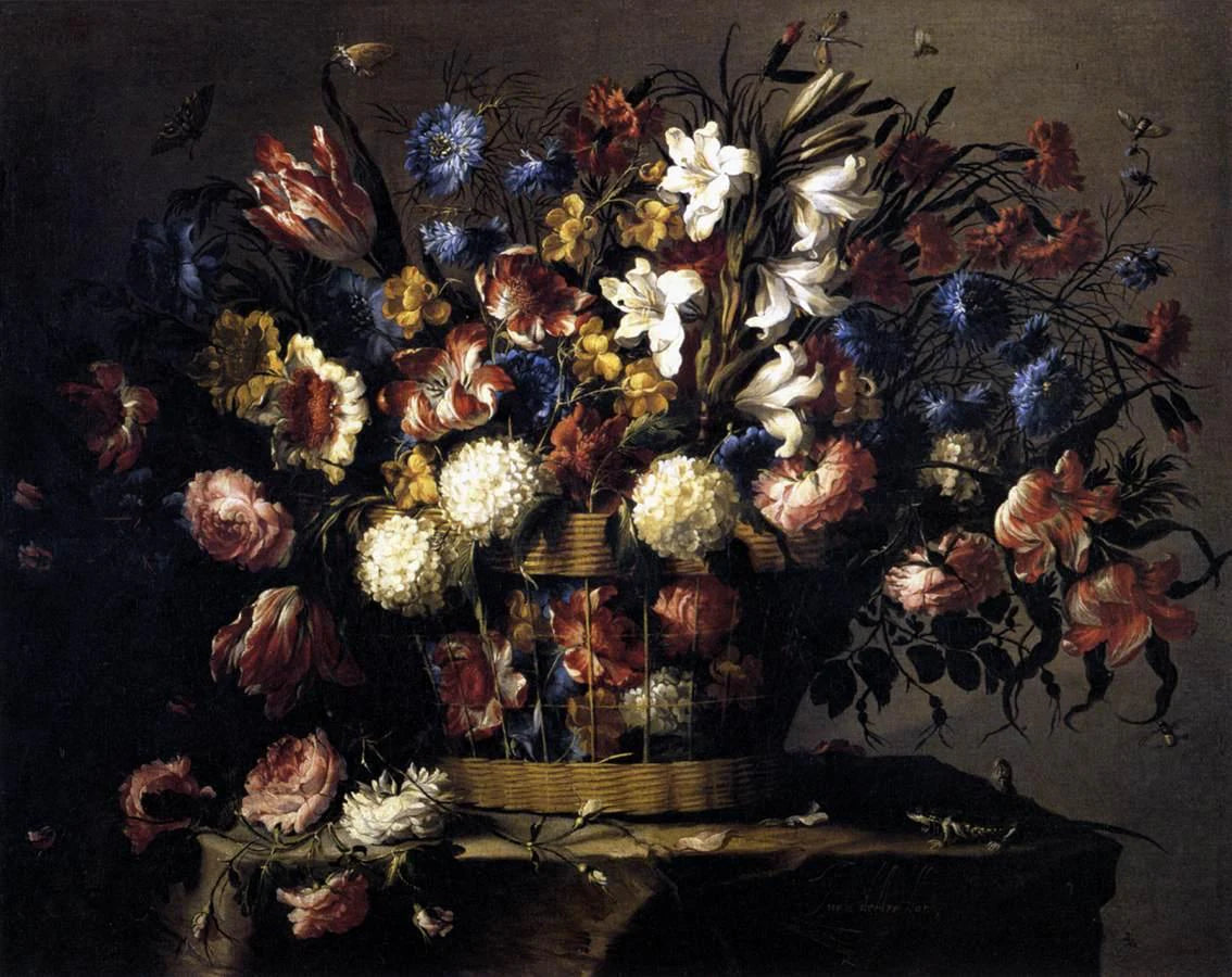 Corbeille de Fleurs - Juan de Arellano