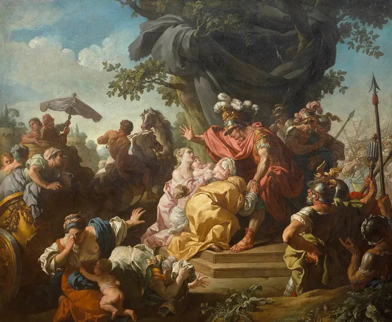 Coriolanus en los Volscos - Louis Jean François Lagrenée