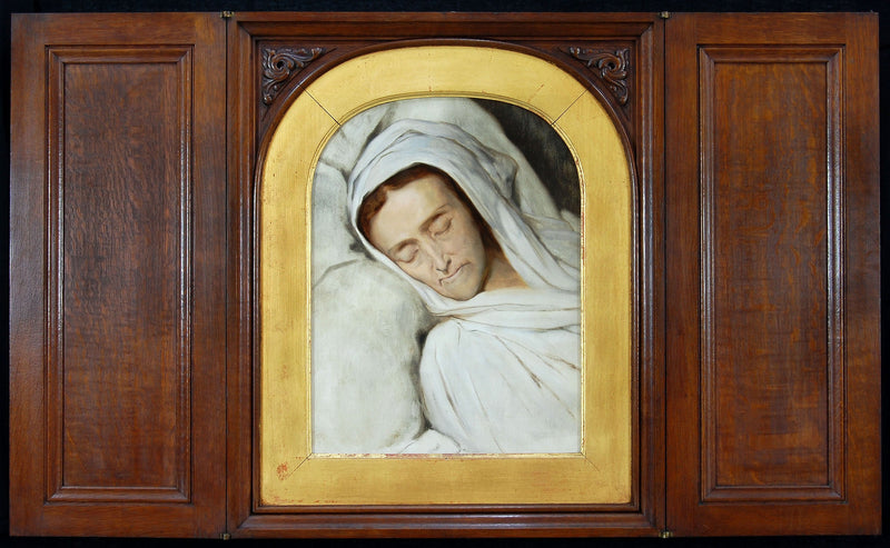 Cornelia Lamme Scheffer - Sobre su lecho de muerte - Ary Scheffer
