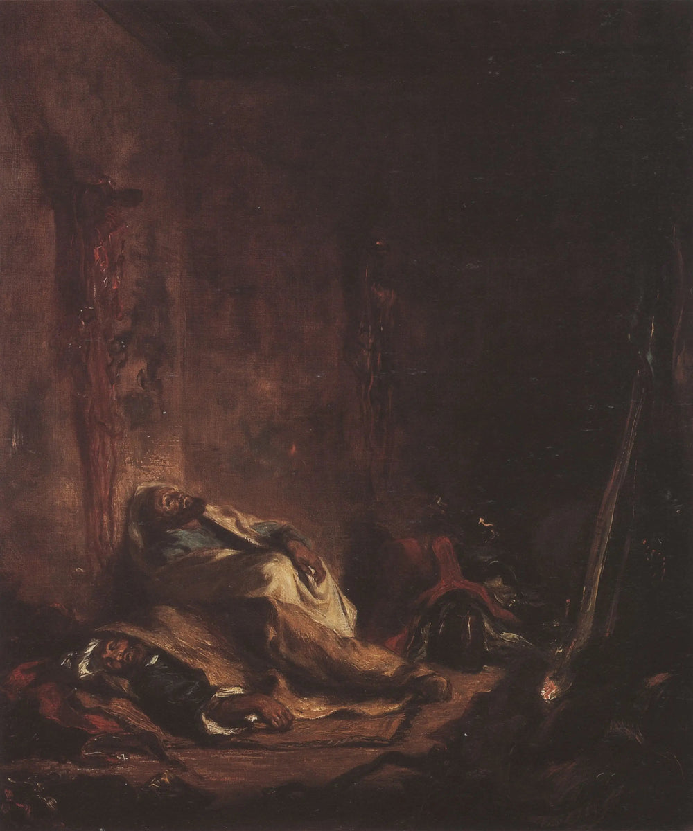 Corps de garde à Meknès - Eugène Delacroix image 1 reproduction d’œuvre d’art à l’huile