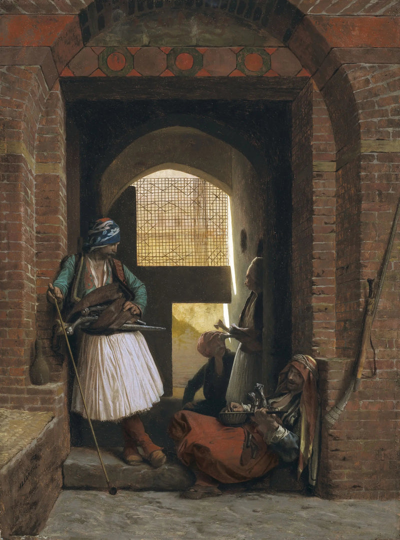 Cuerpo de guardia de estafadores en El Cairo - Jean-Léon Gérôme