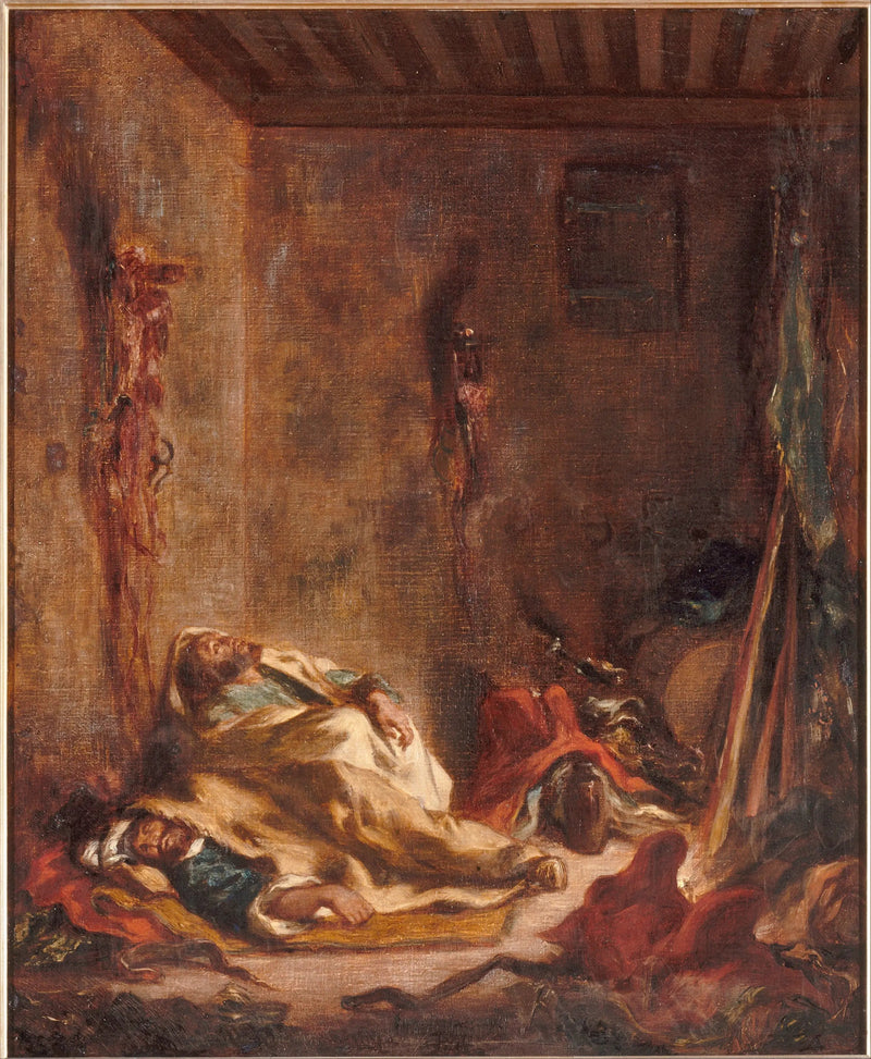 Cuerpo de guardia marroquí - Eugène Delacroix