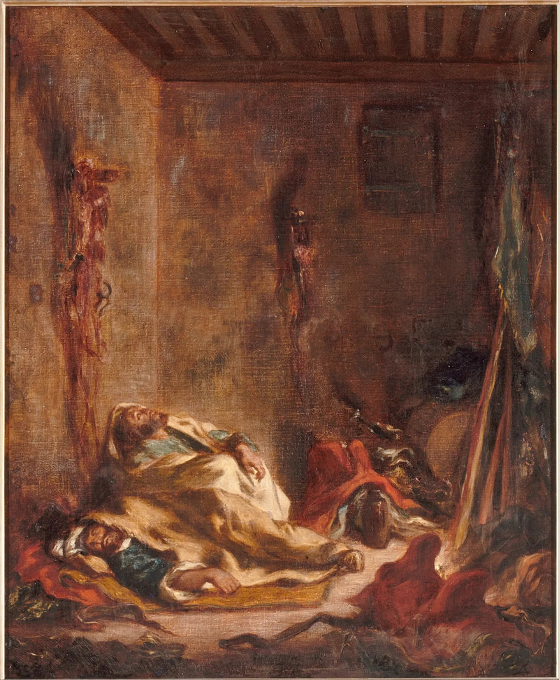 Cuerpo de guardia marroquí - Eugène Delacroix