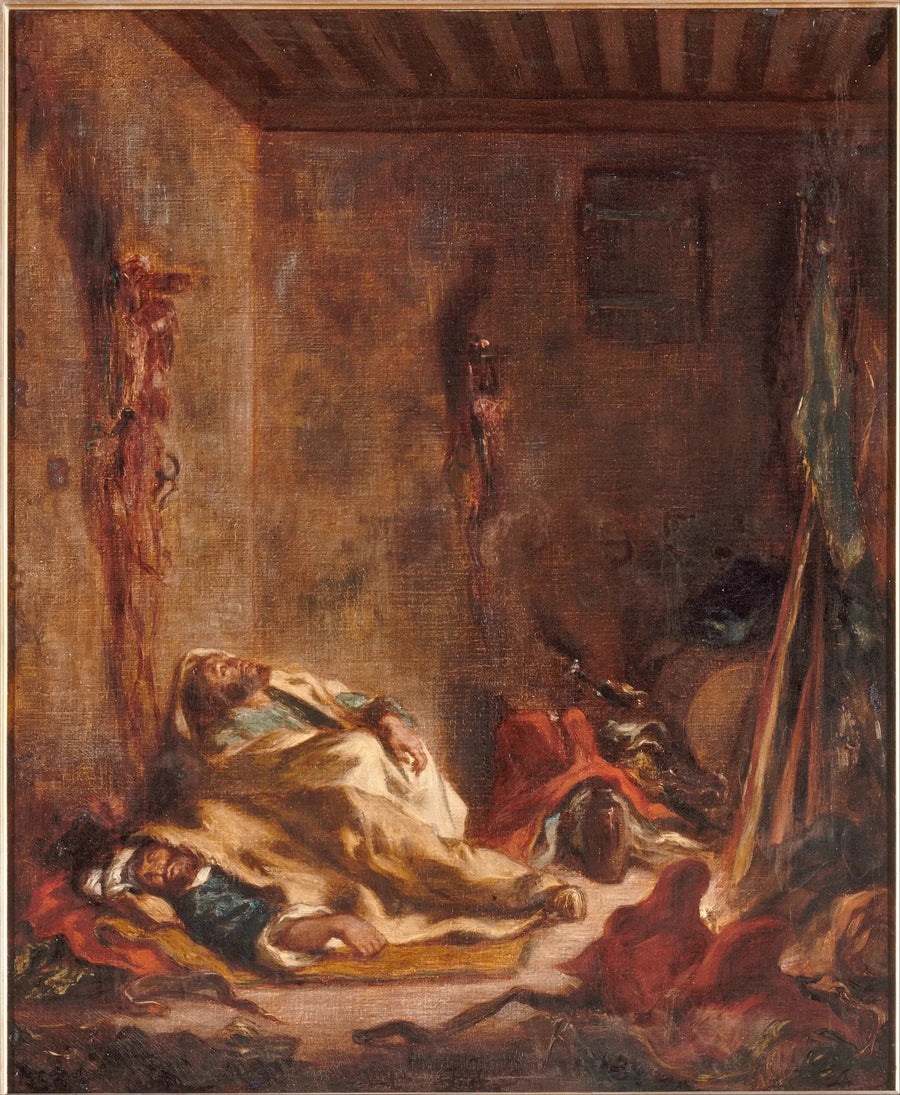 Cuerpo de guardia marroquí - Eugène Delacroix