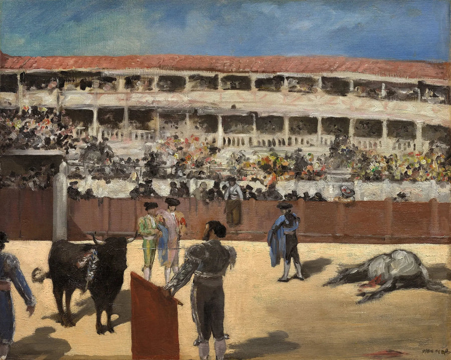 Corrida: la muerte del toro - Édouard Manet
