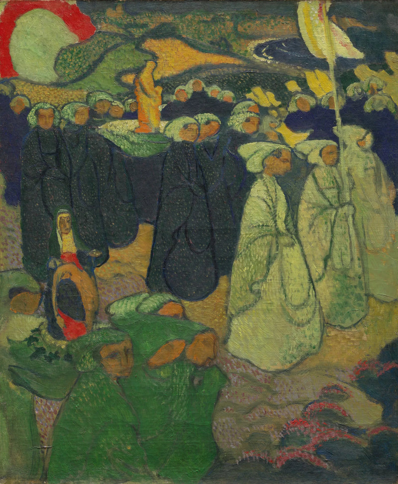 Cortejo o Pardon en Perros-Guirec - Maurice Denis