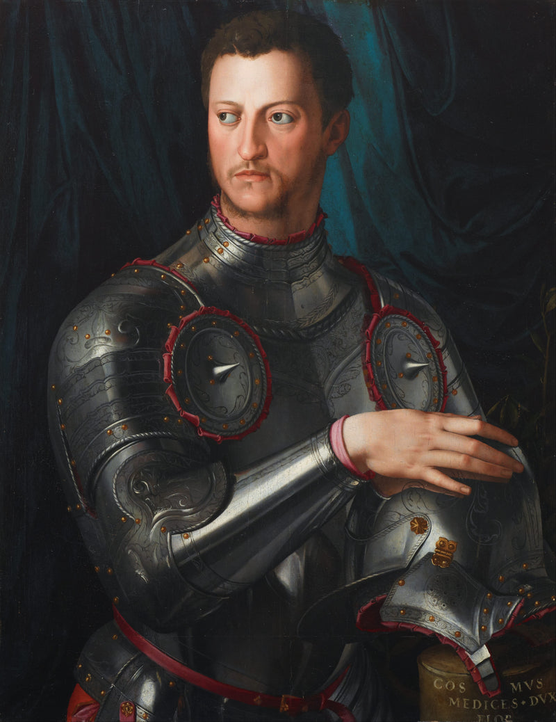 Cosme I de Toscana en armadura - Bronzino