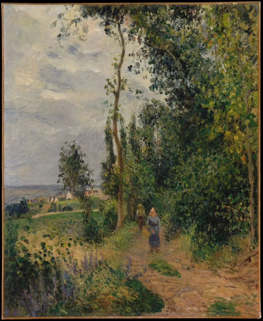 Costa de Groouettes, cerca de Pontoise - Camille Pissarro