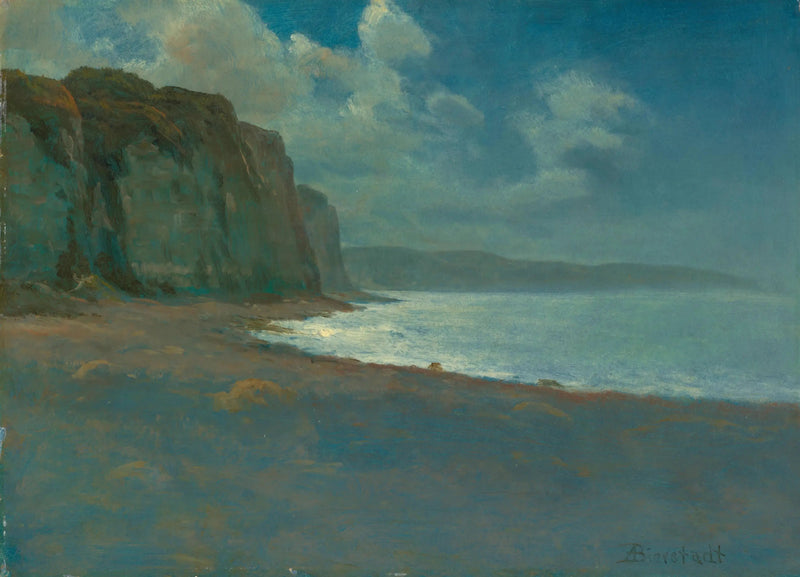 Costa del condado de San Mateo - Albert Bierstadt