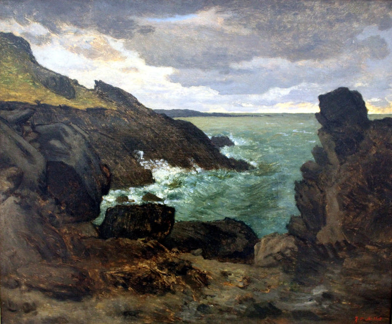 Costa rocosa en Gréville - Jean-François Millet