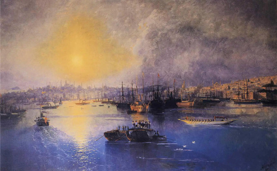 Atardecer en Constantinopla - Iván Aïvazovski