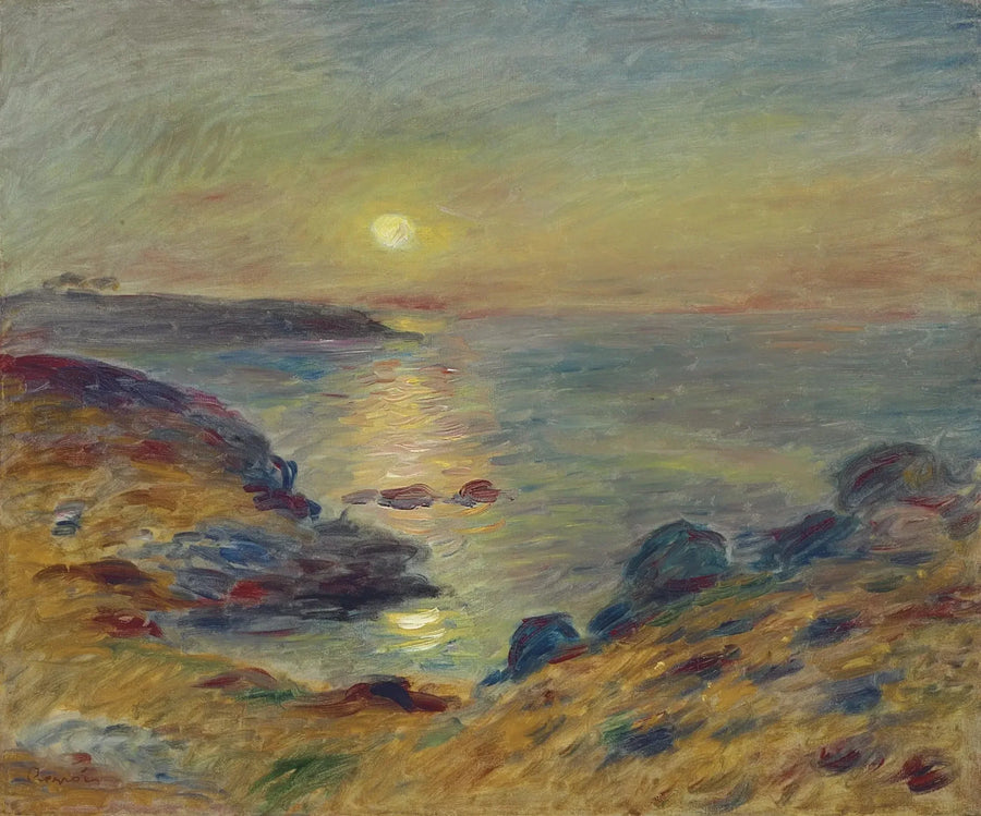 Puesta de sol en Douarnenez - Pierre-Auguste Renoir