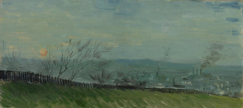 Atardecer en Montmartre - Vincent van Gogh
