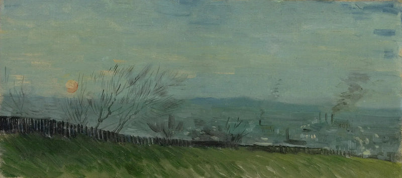 Atardecer en Montmartre - Vincent van Gogh