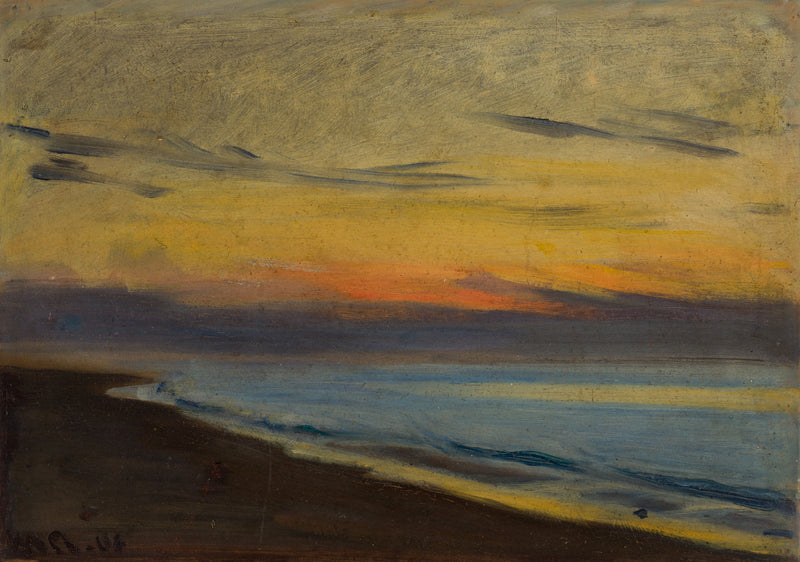 Atardecer en Skagen - Michael Peter Ancher