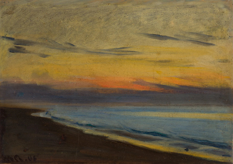 Atardecer en Skagen - Michael Peter Ancher