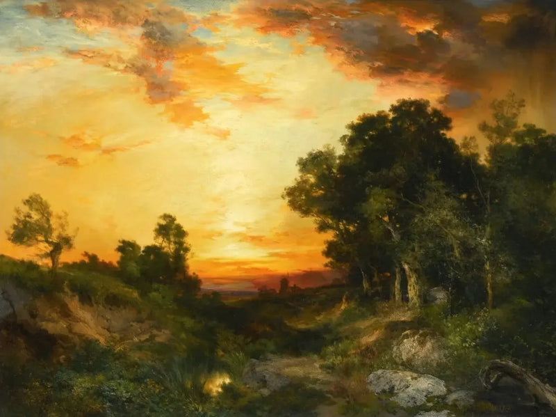 Atardecer, Amagansett - Thomas Moran