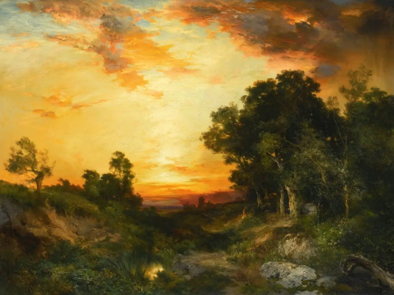 Atardecer, Amagansett - Thomas Moran