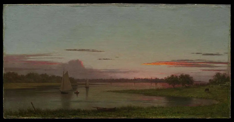 Atardecer, Black Rock, Connecticut - Martin Johnson Heade