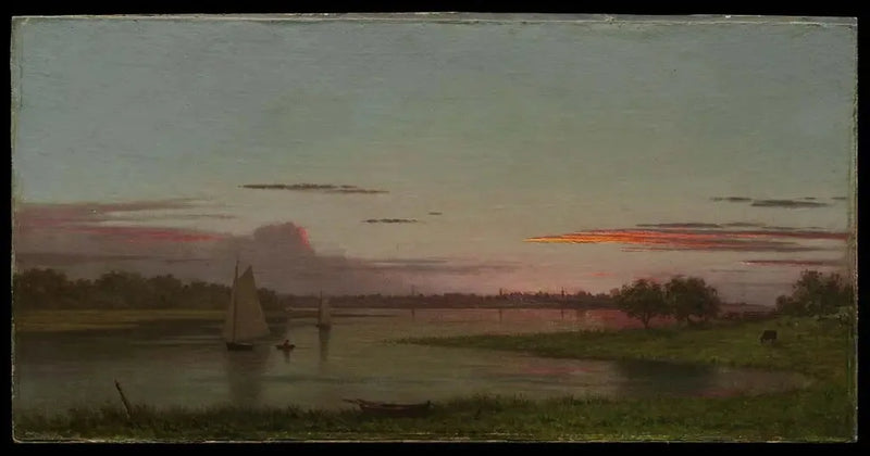 Atardecer, Black Rock, Connecticut - Martin Johnson Heade