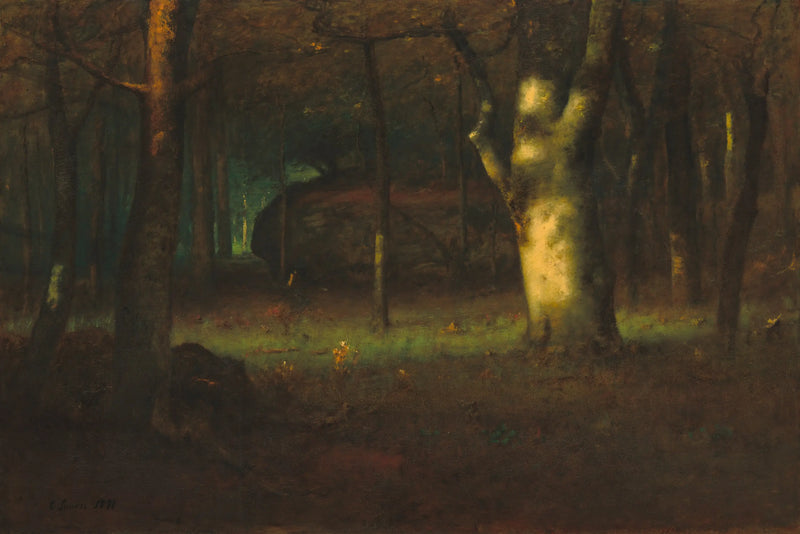 Atardecer en el bosque - George Inness