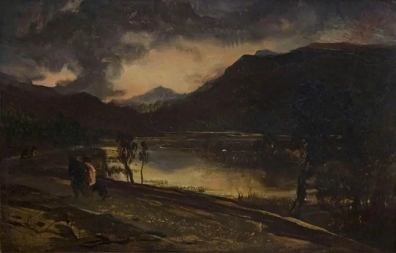 Atardecer en Escocia - Edwin Henry Landseer