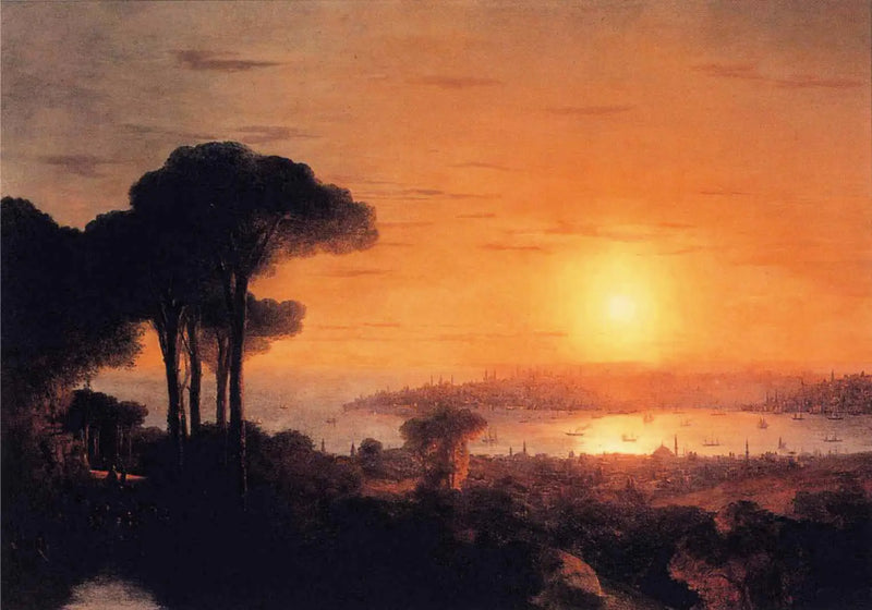 Atardecer en el Cuerno de Oro - Ivan Aïvazovski
