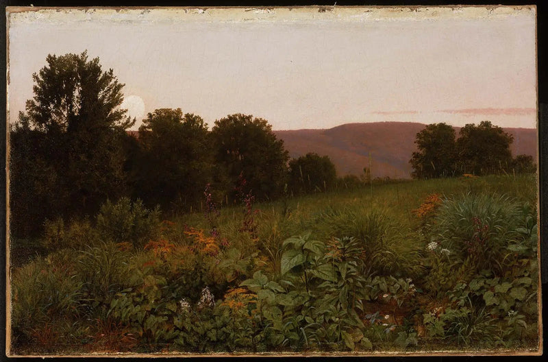Atardecer en la pradera - William Trost Richards