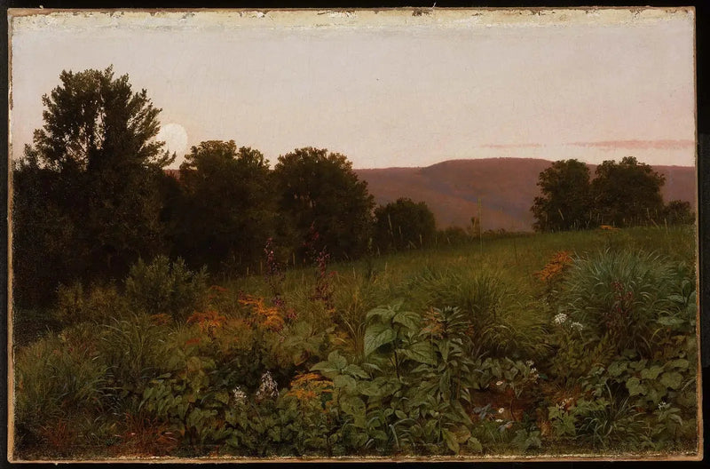 Atardecer en la pradera - William Trost Richards