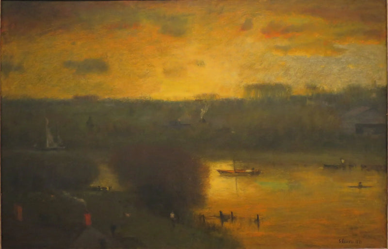 Atardecer sobre el Passaic - George Inness