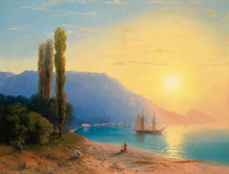 Atardecer en Yalta - Iván Aivazovski