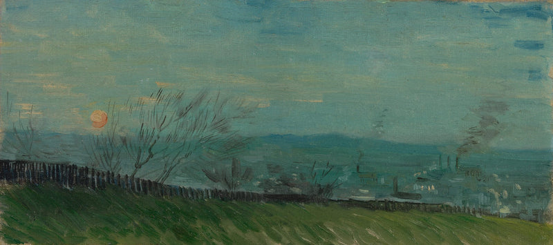 Atardecer en Montmartre - Vincent van Gogh