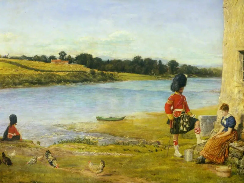 Coulant hacia el mar - John Everett Millais
