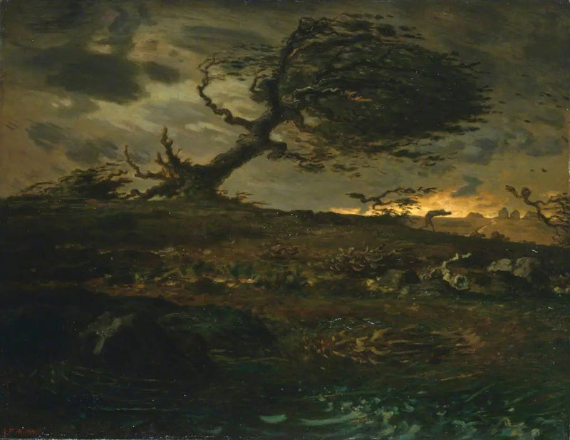 Golpe de viento - Jean-François Millet