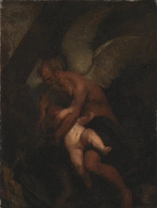 Cortar el tiempo con las alas de Cupido - Antoine van Dyck