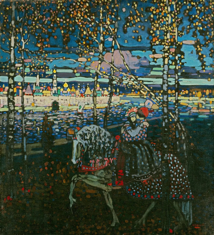 Pareja a caballo - Vassily Kandinsky