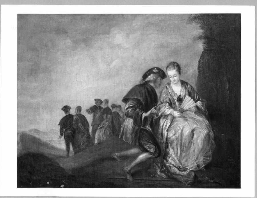 Pareja de enamorados - Antoine Watteau