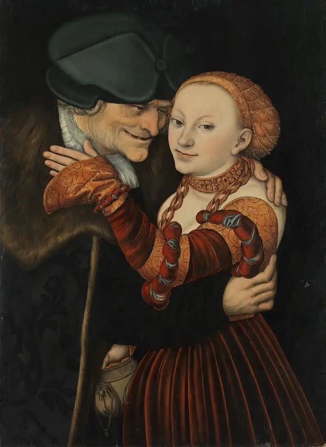 Pareja mal emparejada - Lucas Cranach el Viejo