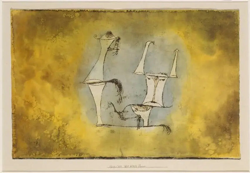 Pareja primitiva - Paul Klee