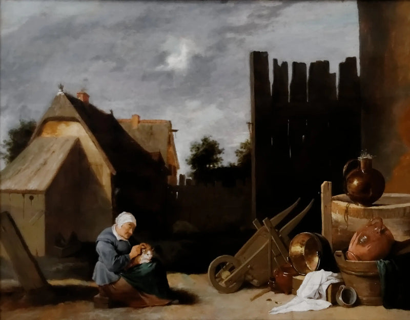 Corte de granja - David Teniers el Joven