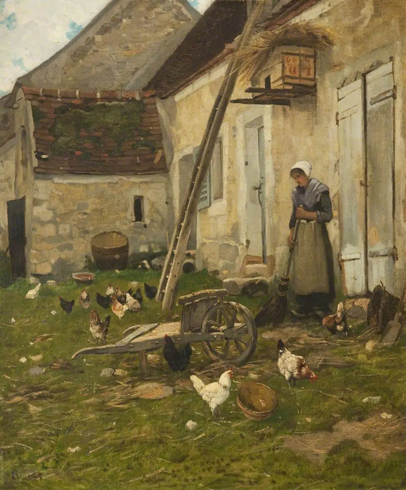 Corte de granja - Jean-François Millet