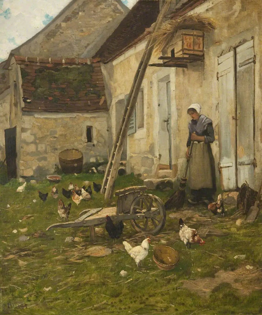 Corte de granja - Jean-François Millet