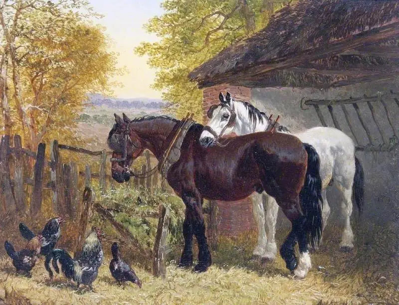 Patio de granja - John Frederick Herring, Sr.