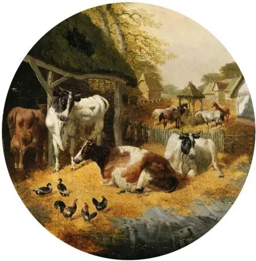 Patio de granja - John Frederick Herring, Sr.