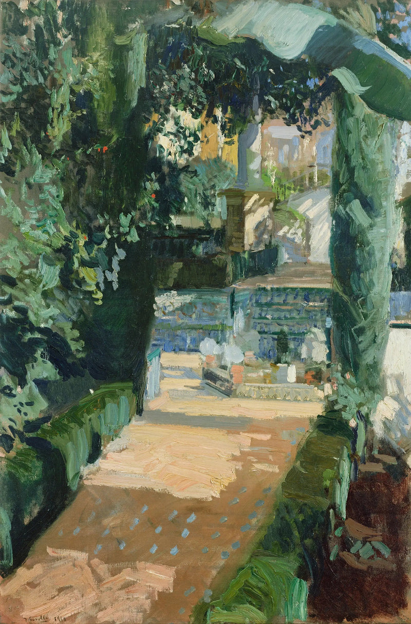 Patio de las Danzas, Alcázar, Sevilla - Joaquín Sorolla