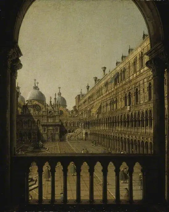 Cour intérieure du Palais des Doges Venise - Canaletto - Alpha Reproduction