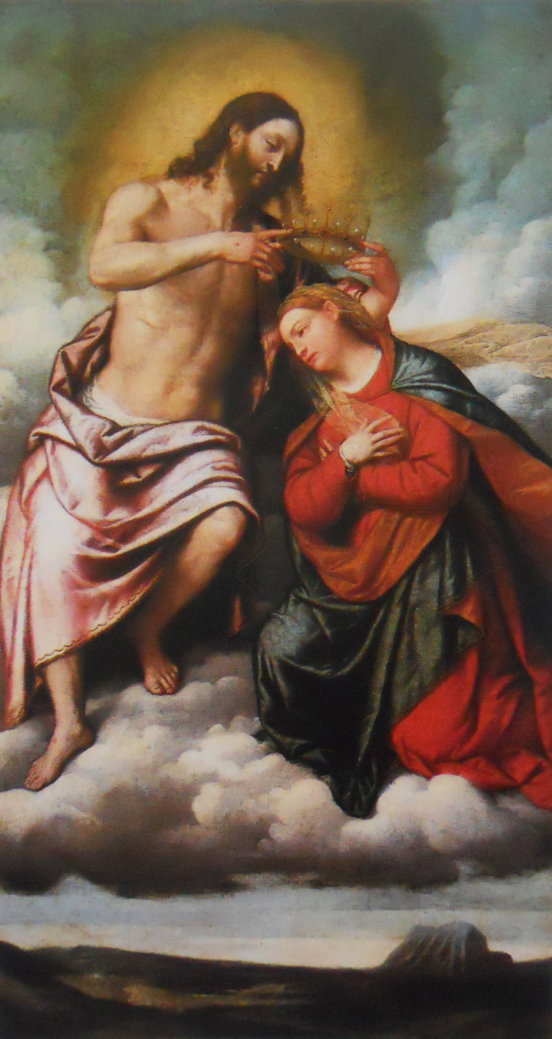 Coronación de la Virgen - Alessandro Bonvicino